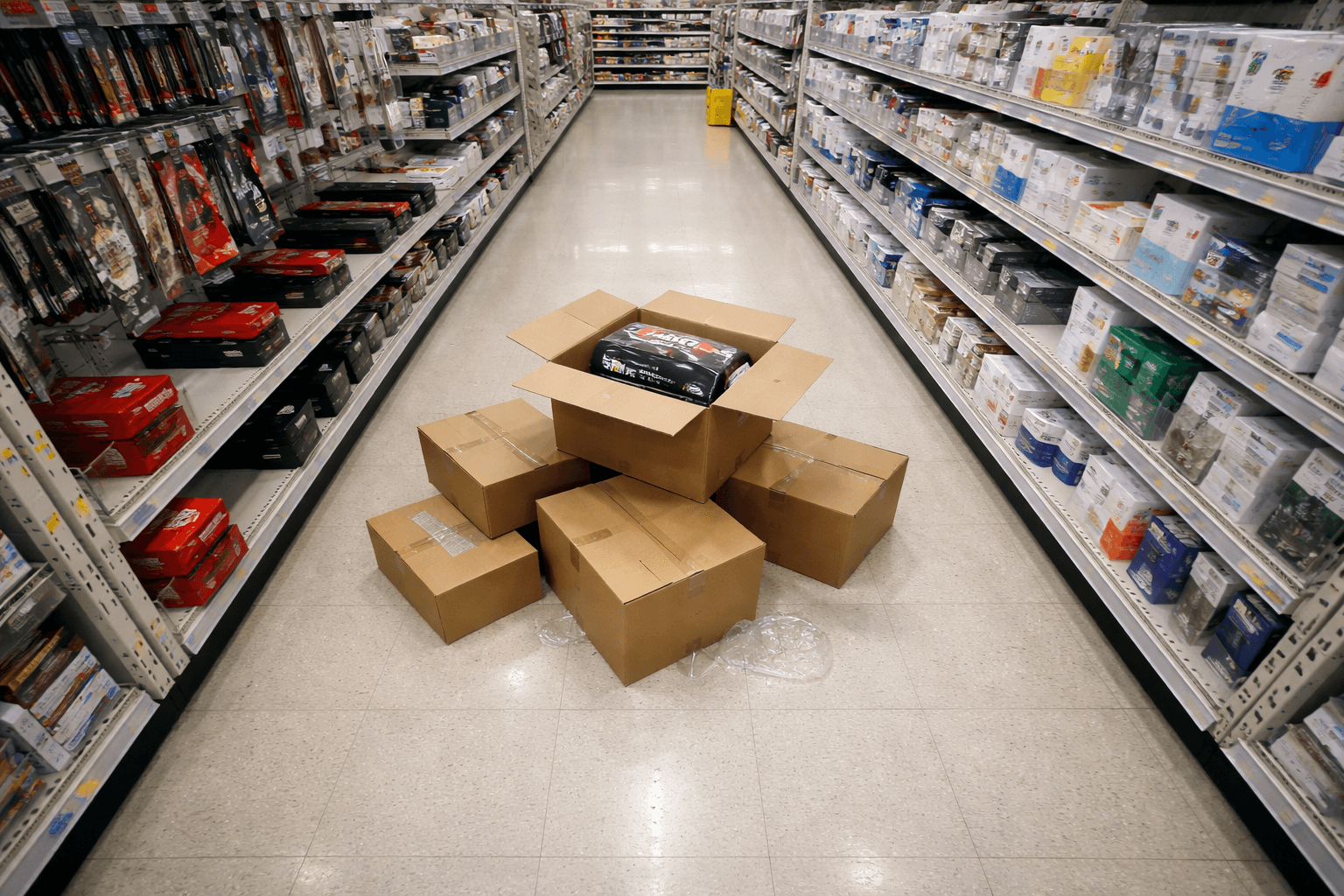 Aisle obstruction detection