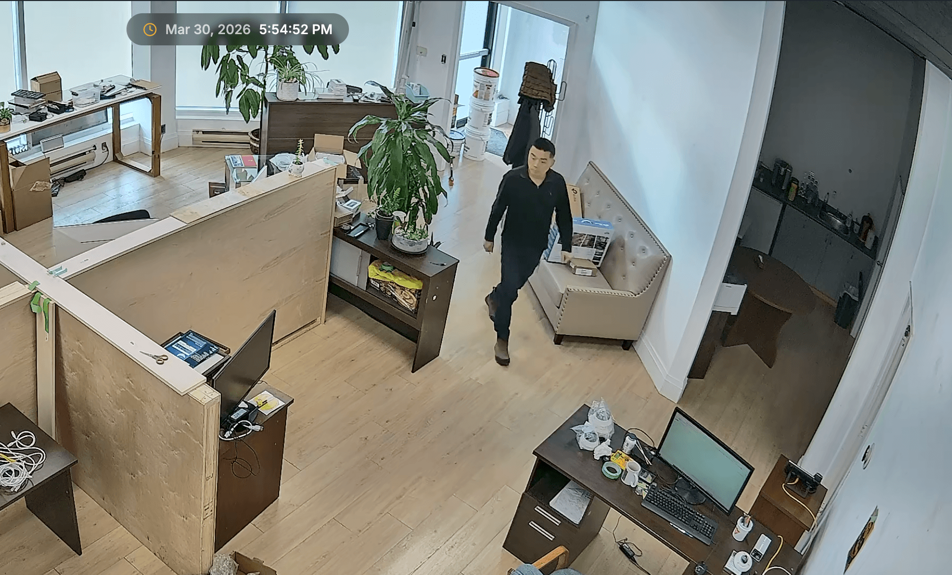 Person journey - office area