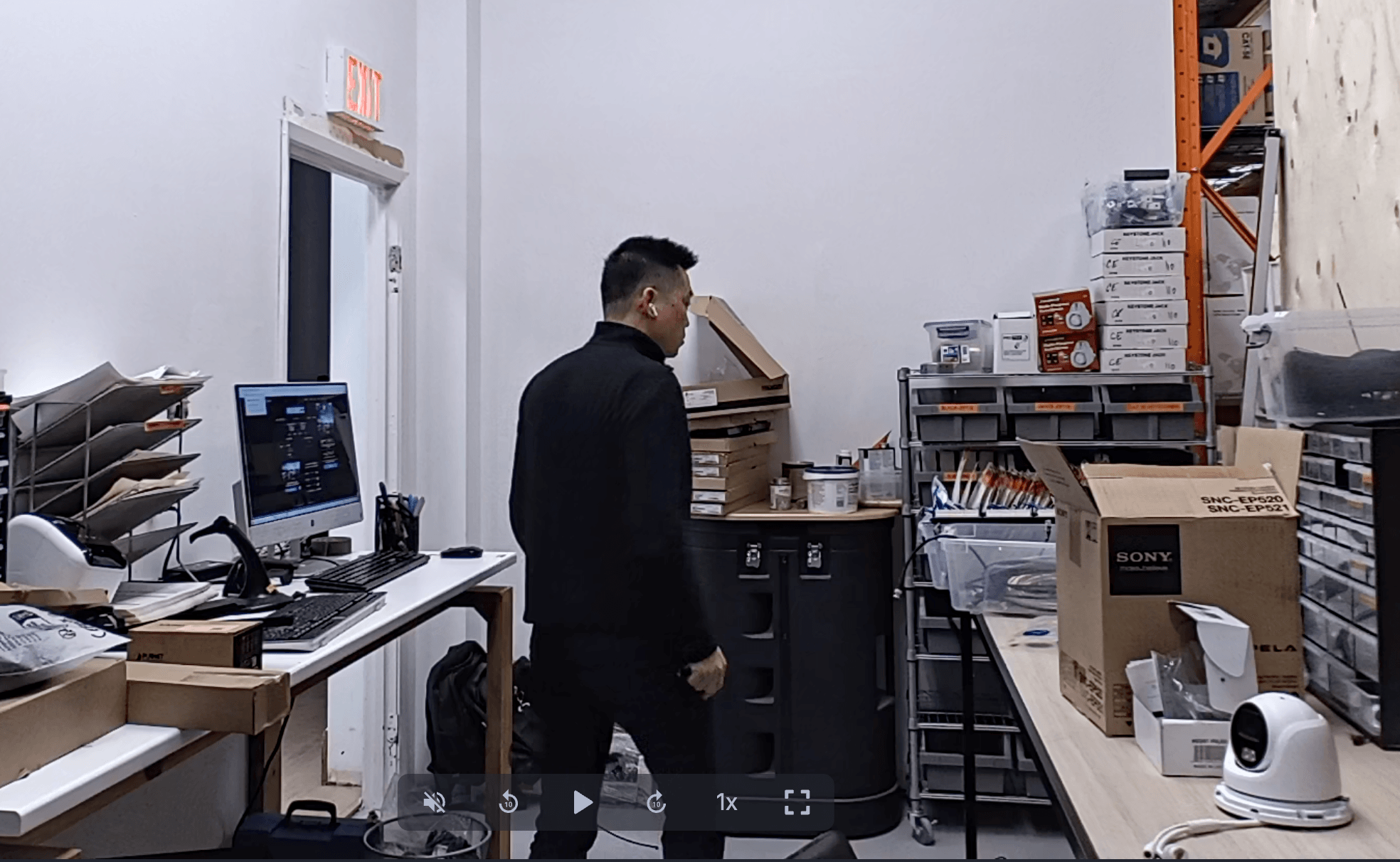 Multi-site warehouse monitoring from dispatch